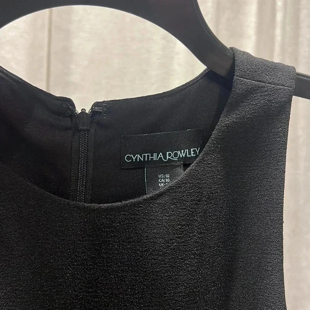 Cynthia Rowley Black Fitted Dress - Picture 4 of 4